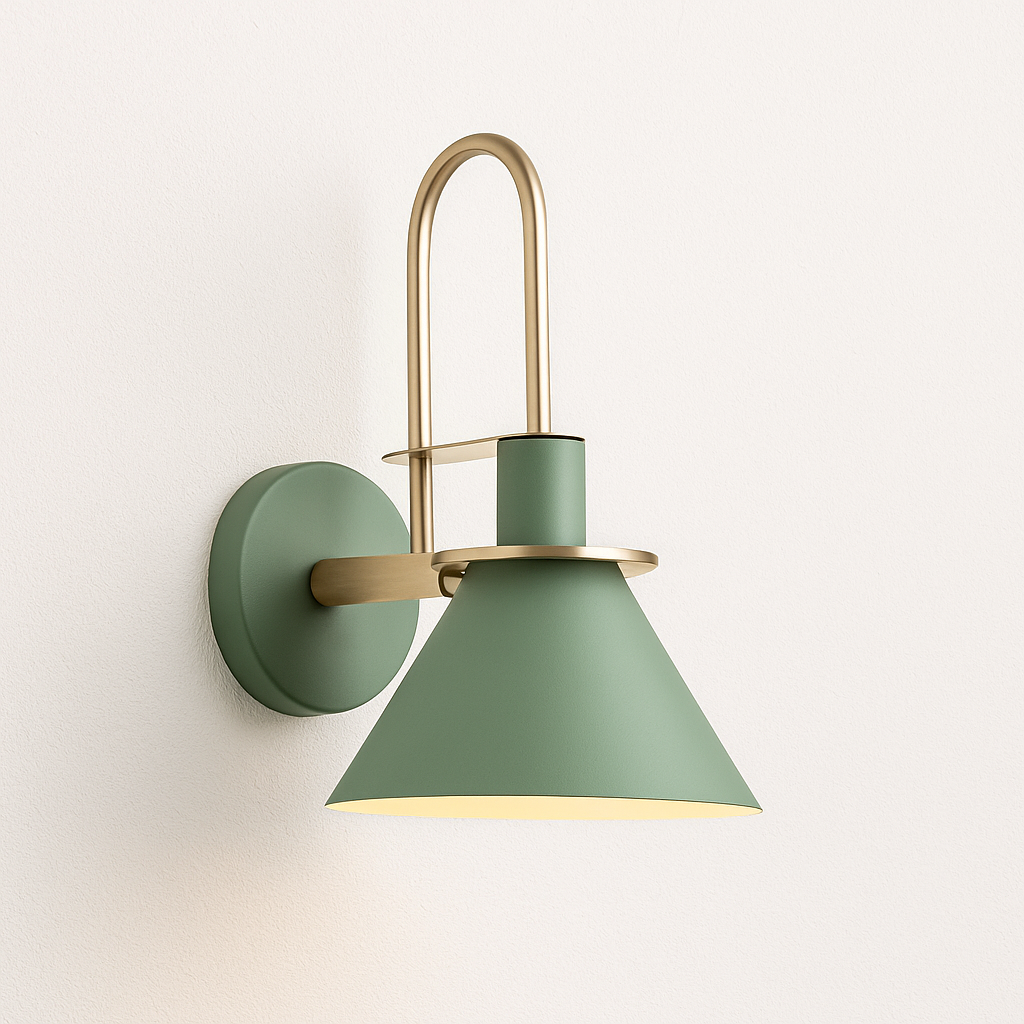 Luminária Arandela Moderna Minimalista Metal Cryte