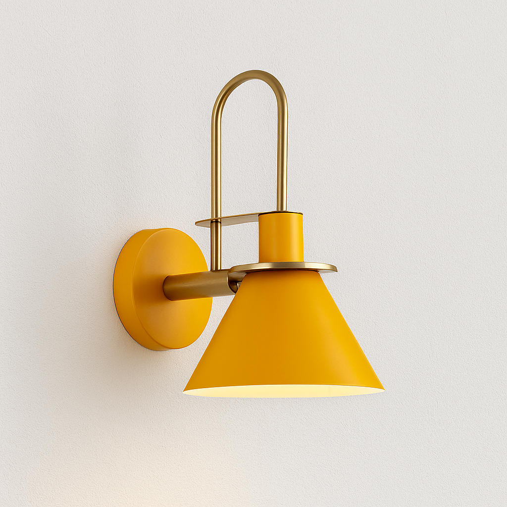 Luminária Arandela Moderna Minimalista Metal Cryte