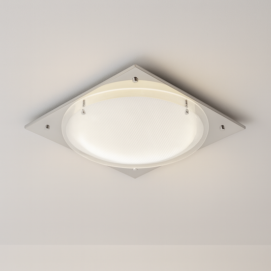 Luminária Plafon Moderna Minimalista LED Metal Patras