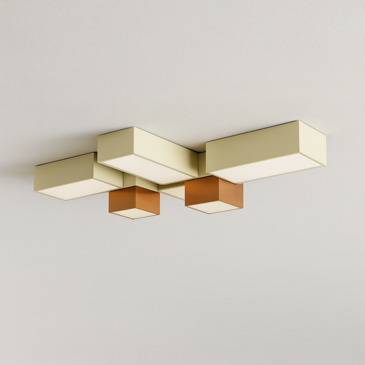 Luminária Plafon Moderna Minimalista LED Metal Chania
