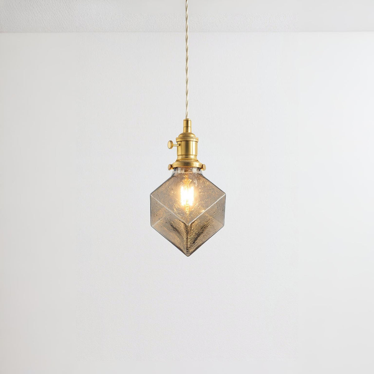  Luminária Pendente Moderna Minimalista Vidro Nervi