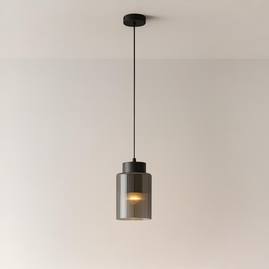 Luminária Pendente Moderna Minimalista Vidro Nuit