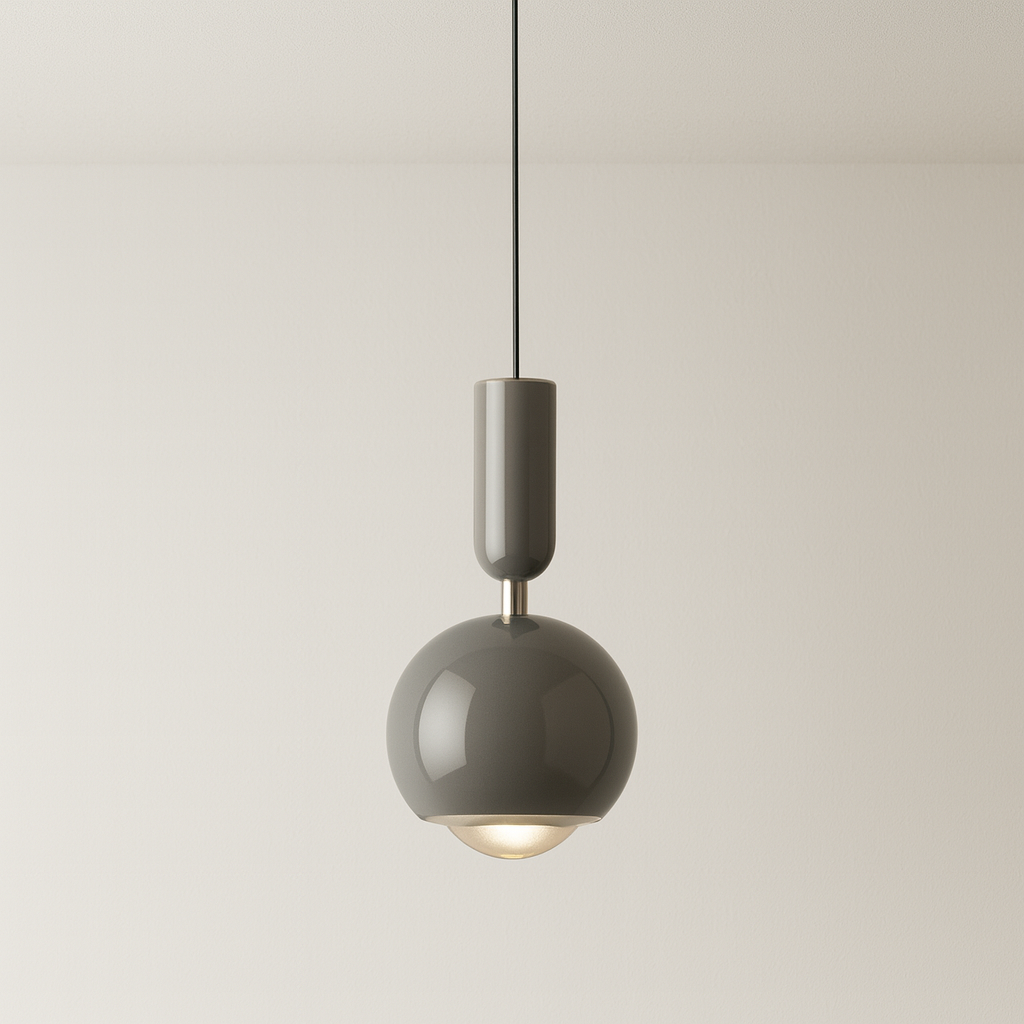 Luminária Pendente Moderna Minimalista LED Metal Acrílico Soatle