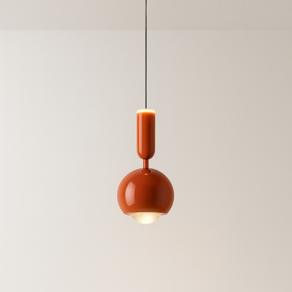 Luminária Pendente Moderna Minimalista LED Metal Acrílico Soatle