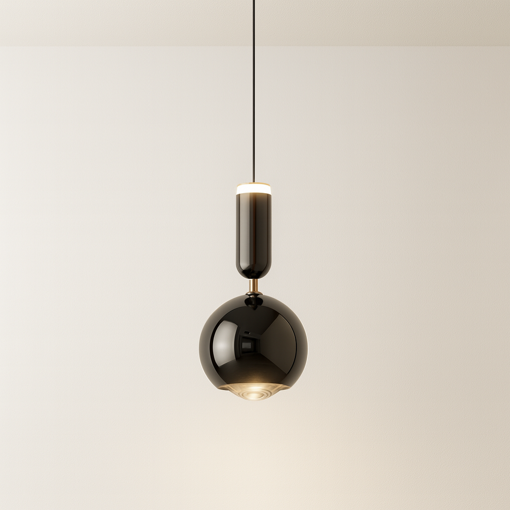 Luminária Pendente Moderna Minimalista LED Metal Acrílico Soatle