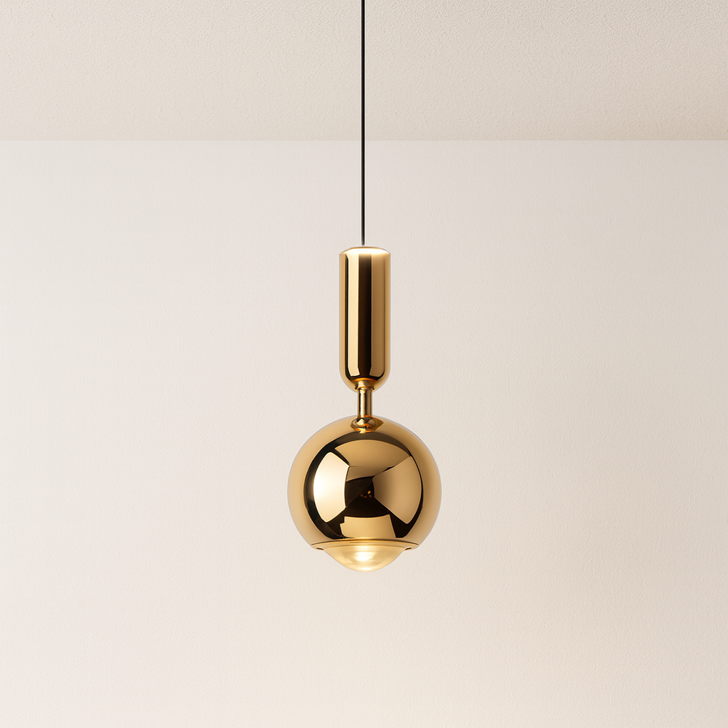 Luminária Pendente Moderna Minimalista LED Metal Acrílico Soatle