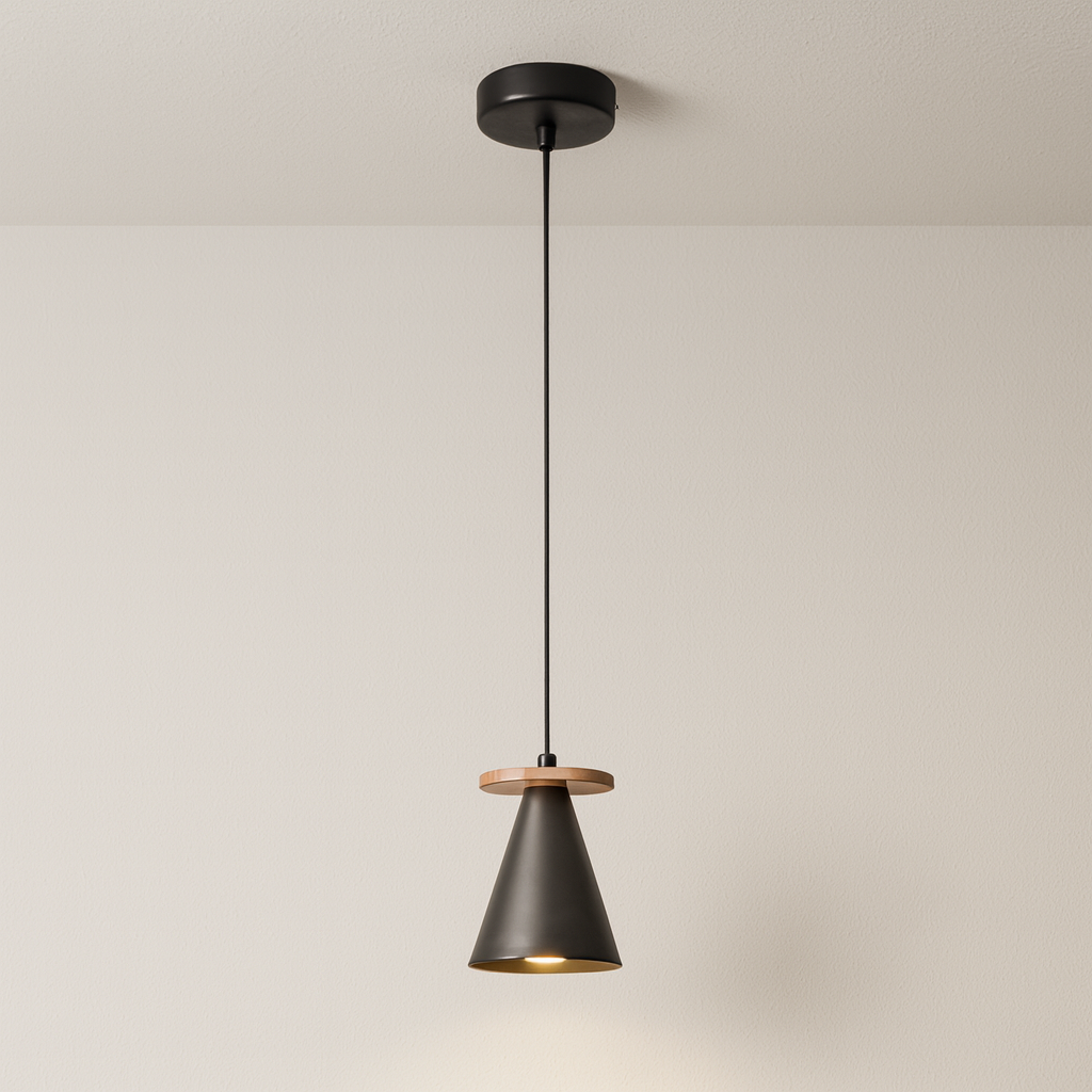 Luminária Pendente Moderna Minimalista Metal Marial
