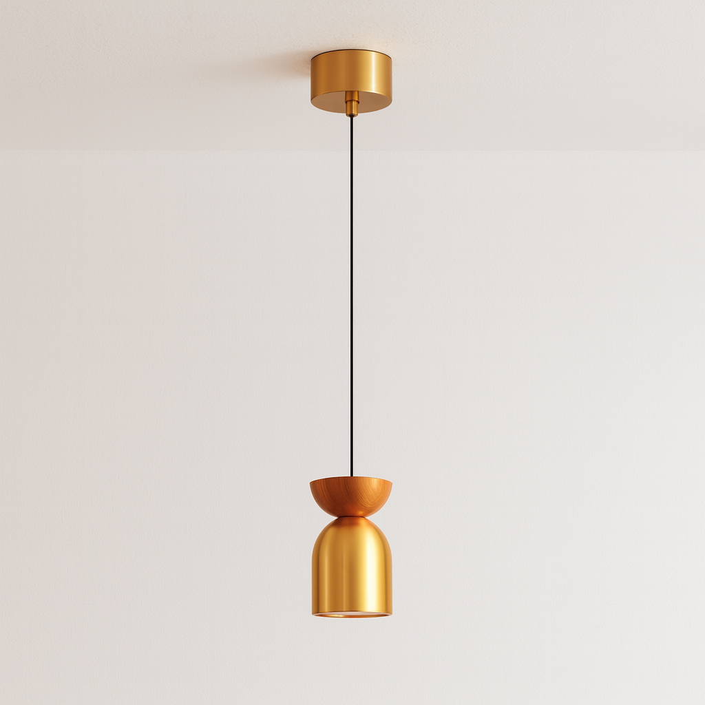 Luminária Pendente Moderna Minimalista Metal Marial
