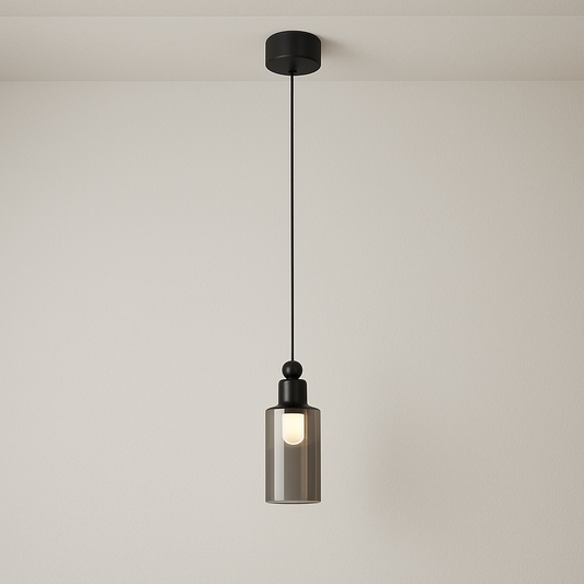 Luminária Pendente Moderna Minimalista LED Acrílico Trama
