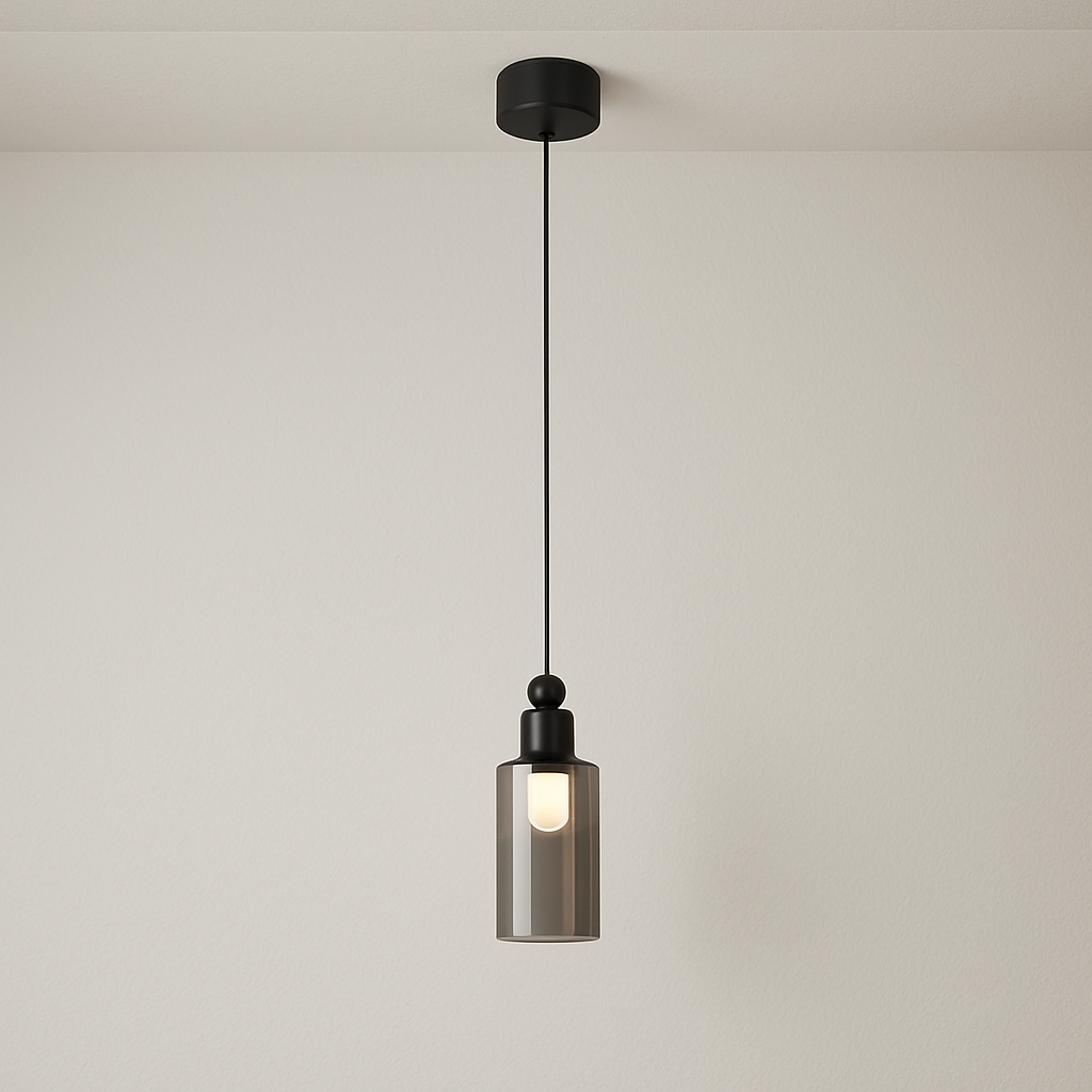 Luminária Pendente Moderna Minimalista LED Acrílico Trama