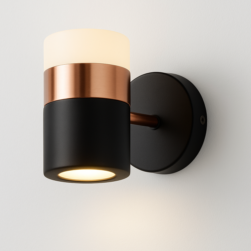 Luminária Arandela Moderna Minimalista Metal Articulada LED Mach