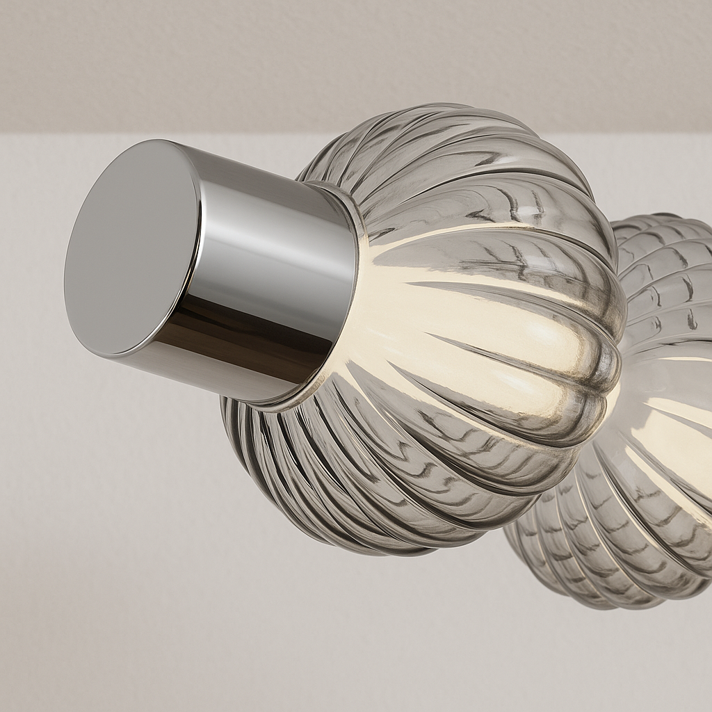 Luminária Pendente Moderna Minimalista LED Vidro Versori