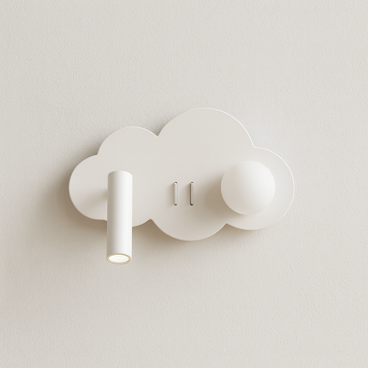 Luminária Arandela Moderna Minimalista Articulada Infantil LED Metal Acrílico Oradea