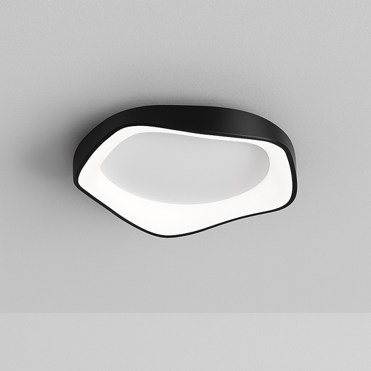 Luminária Plafon Moderna Minimalista LED Metal Acrílico Lagan