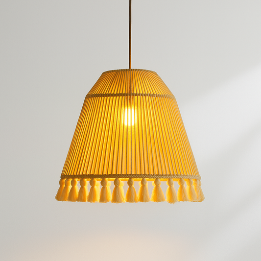 Luminária Pendente Moderna Minimalista Tecido Divin