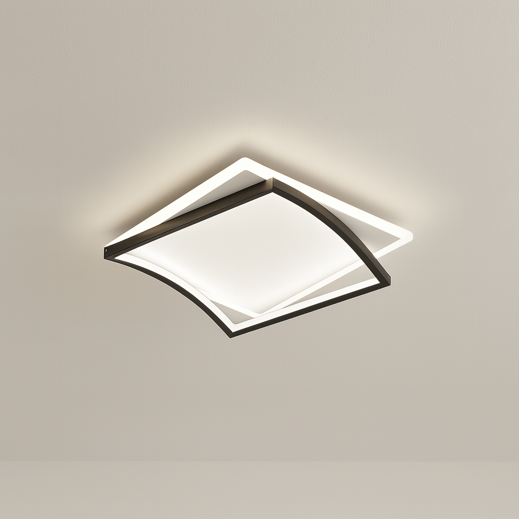 Luminária Plafon Moderna Minimalista LED Metal Dassia