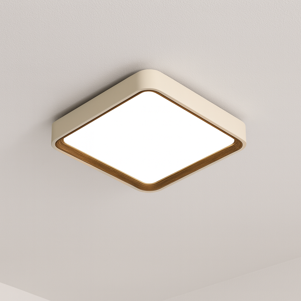 Luminária Plafon Moderna Minimalista LED Metal Acrílico Apiran