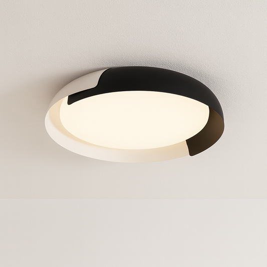 Luminária Plafon Moderna Minimalista LED Metal Acrílico Sable