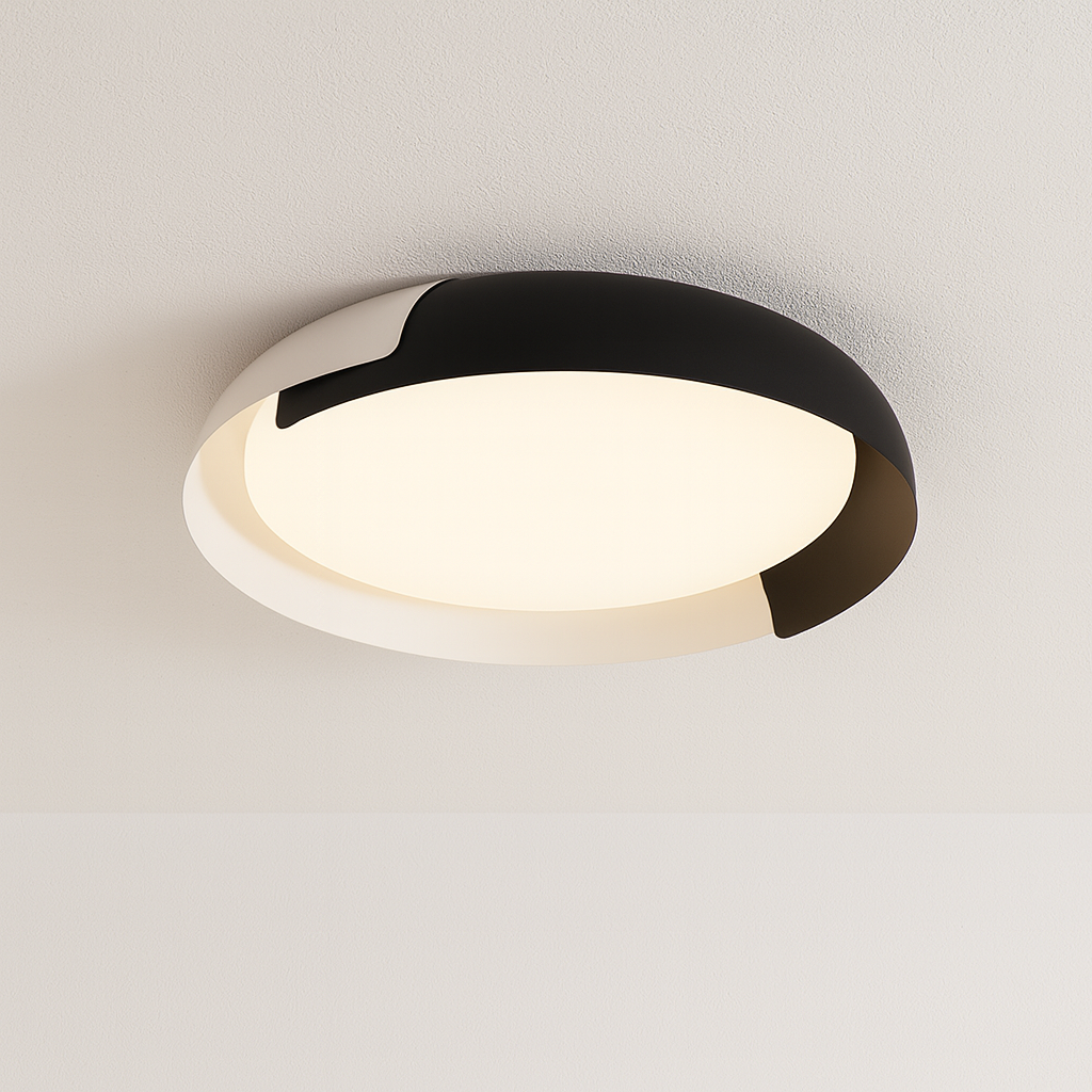 Luminária Plafon Moderna Minimalista LED Metal Acrílico Sable