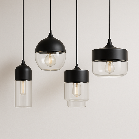 Luminária Pendente Moderno Minimalista Vidro Fixe