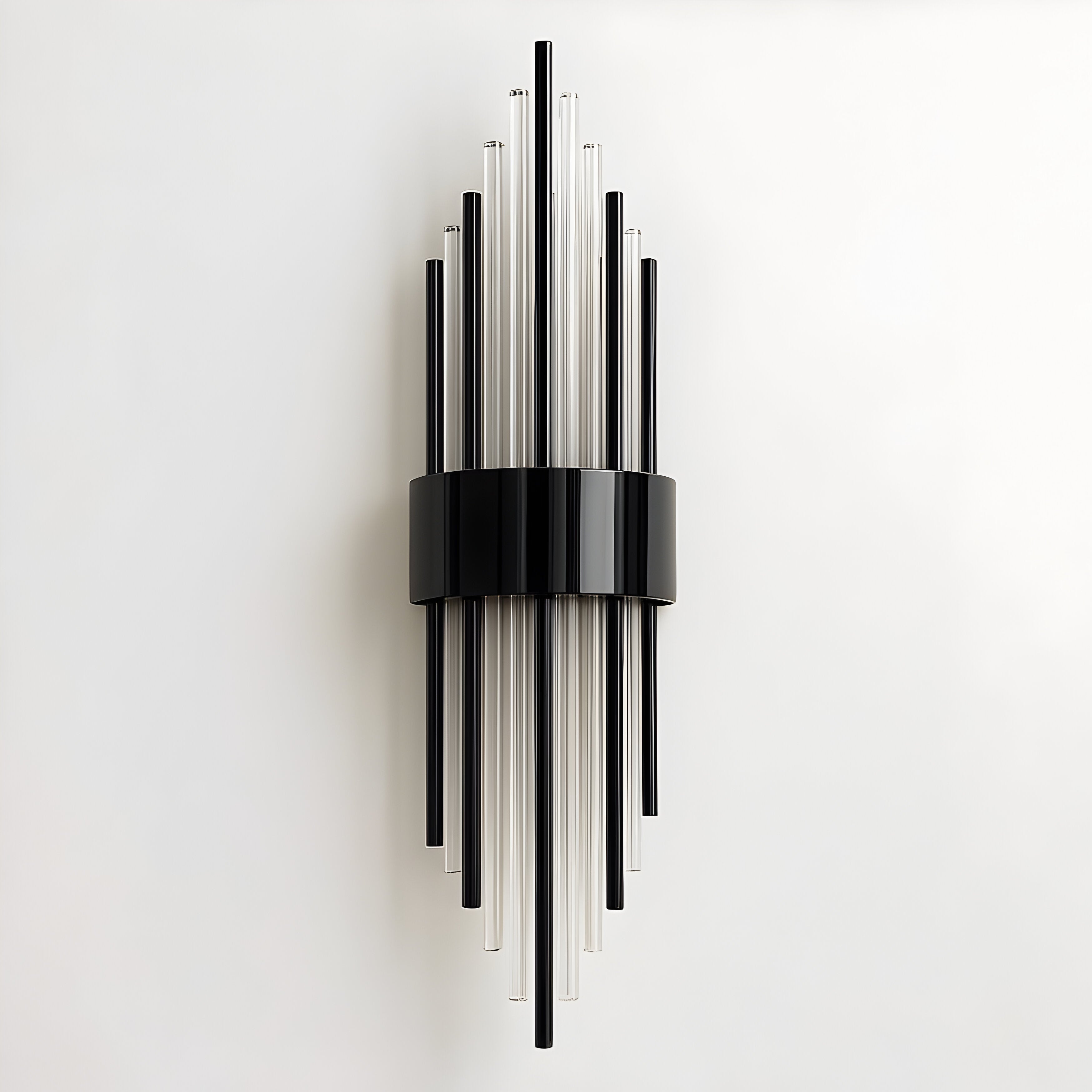 Luminária Arandela Moderna Minimalista LED Metal Vidro Baham