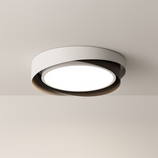 Luminária Plafon Moderna Minimalista LED Metal Acrílico Meg