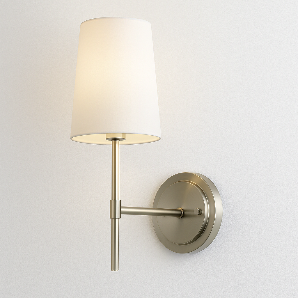 Luminária Arandela Moderna Clássica Metal Cúpula Seul
