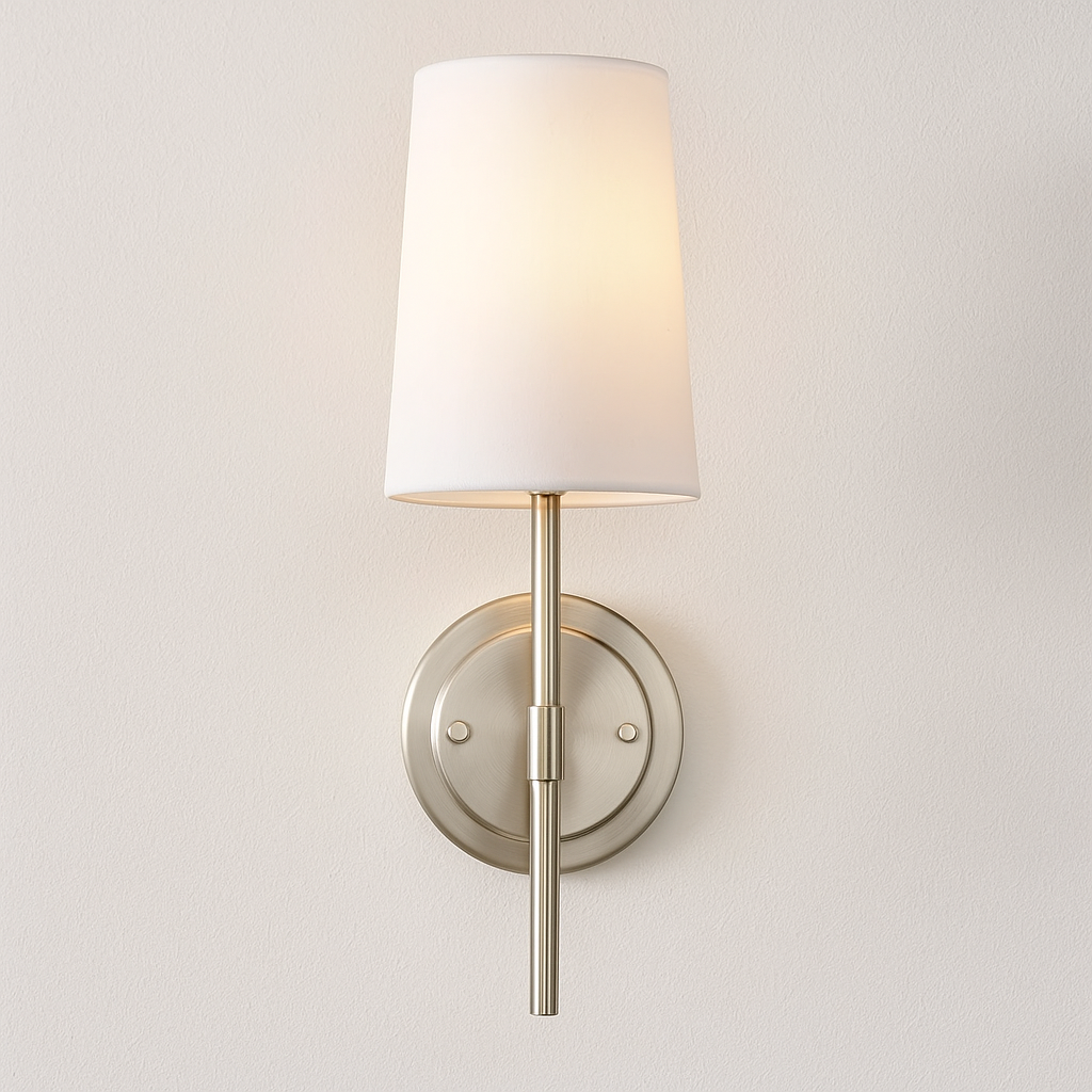Luminária Arandela Moderna Clássica Metal Cúpula Seul