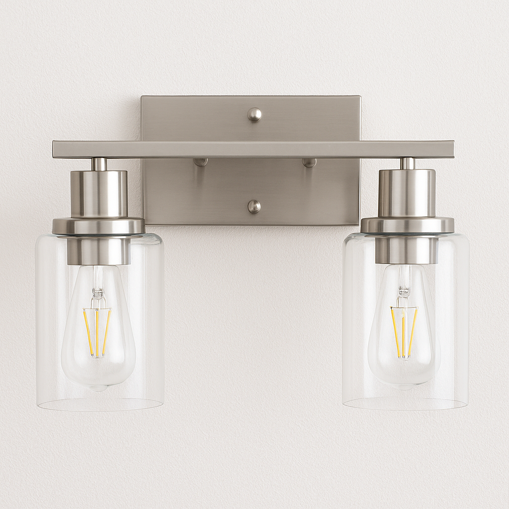 Luminária Arandela Moderna Minimalista Metal Vidro Goeff