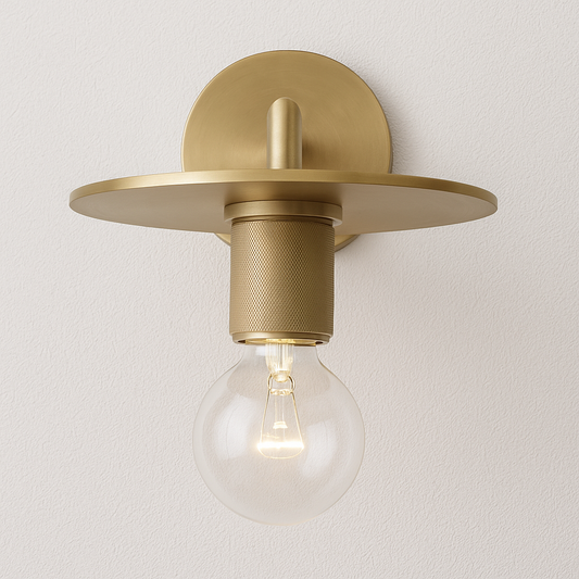Luminária Arandela Moderna Minimalista Metal Vidro Zenix