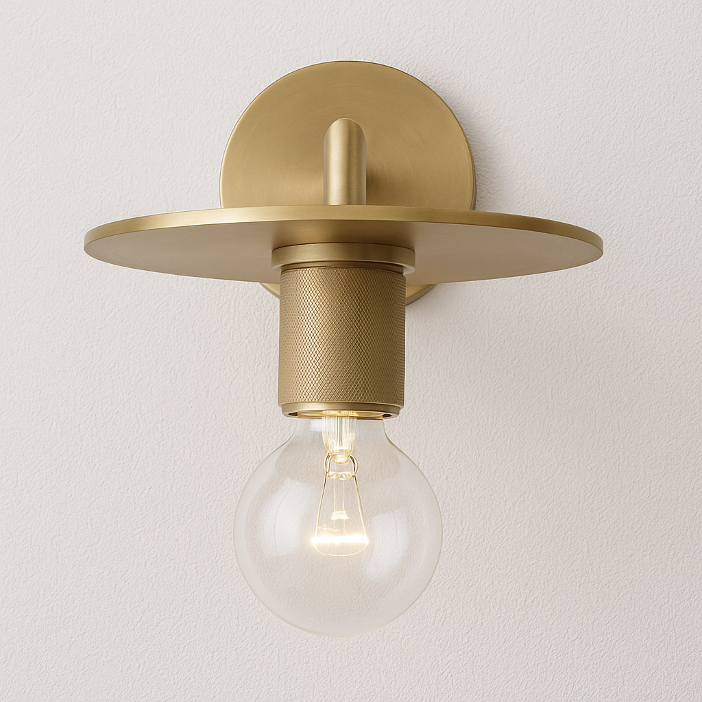 Luminária Arandela Moderna Minimalista Metal Vidro Zenix