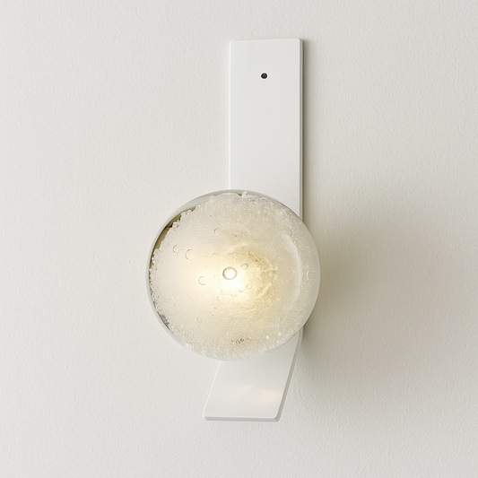 Luminária Arandela Moderna Minimalista Metal Vidro Vittili