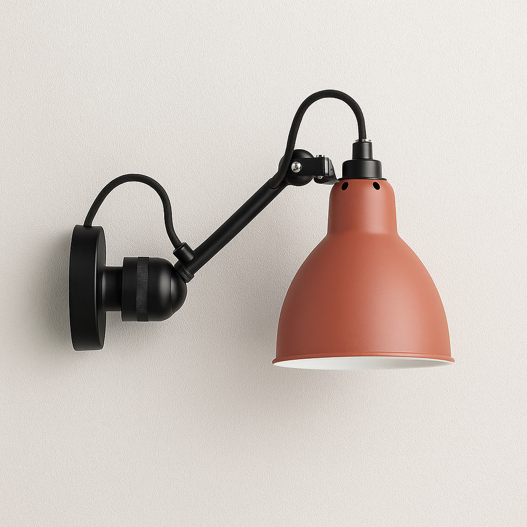 Luminária Arandela Moderna Industrial Retrô Articulada Non Mini