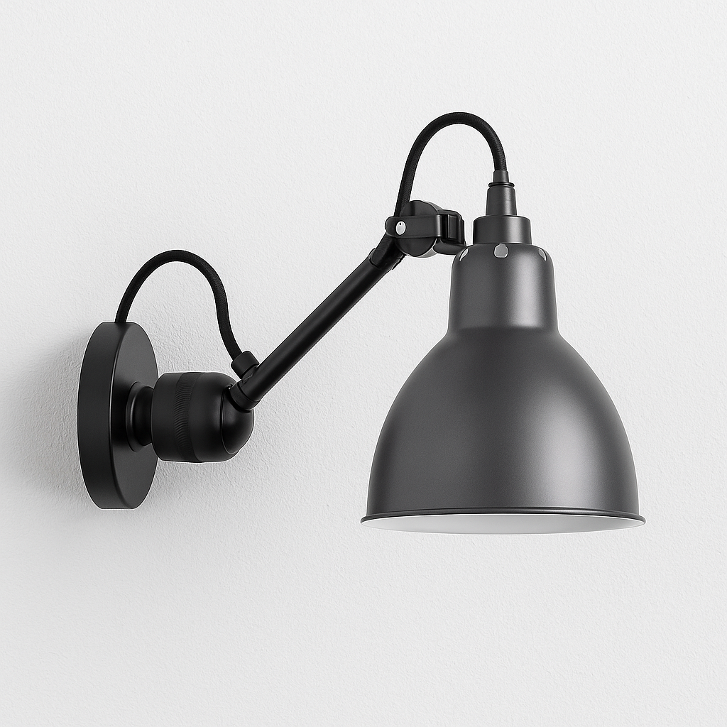 Luminária Arandela Moderna Industrial Retrô Articulada Non Mini