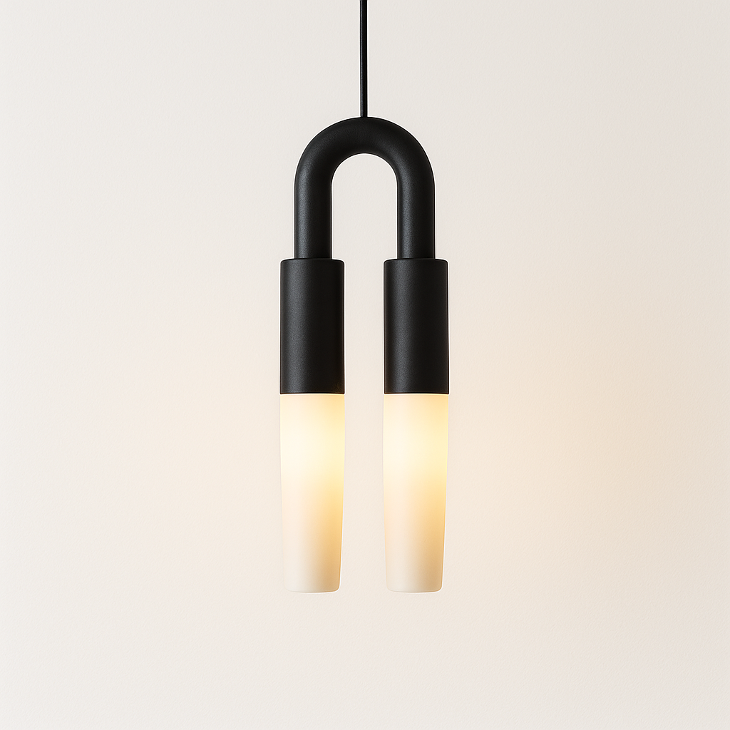 Luminária Pendente Moderna Minimalista LED Metal Acrílico Saven