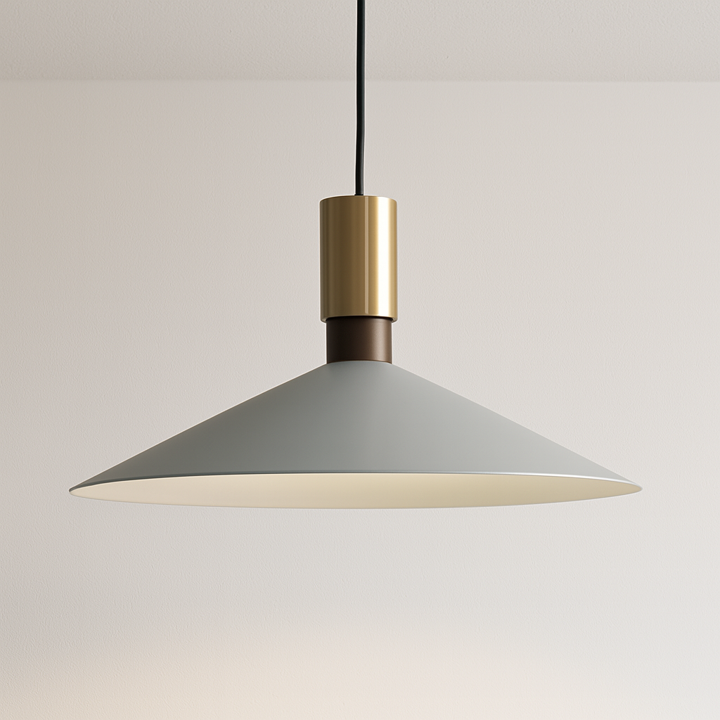 Luminária Pendente Moderno Minimalista Metal Madeira Japonês Zigu