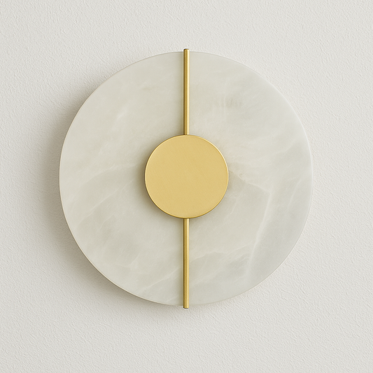 Luminária Arandela Moderna Minimalista LED Mármore Gorbore