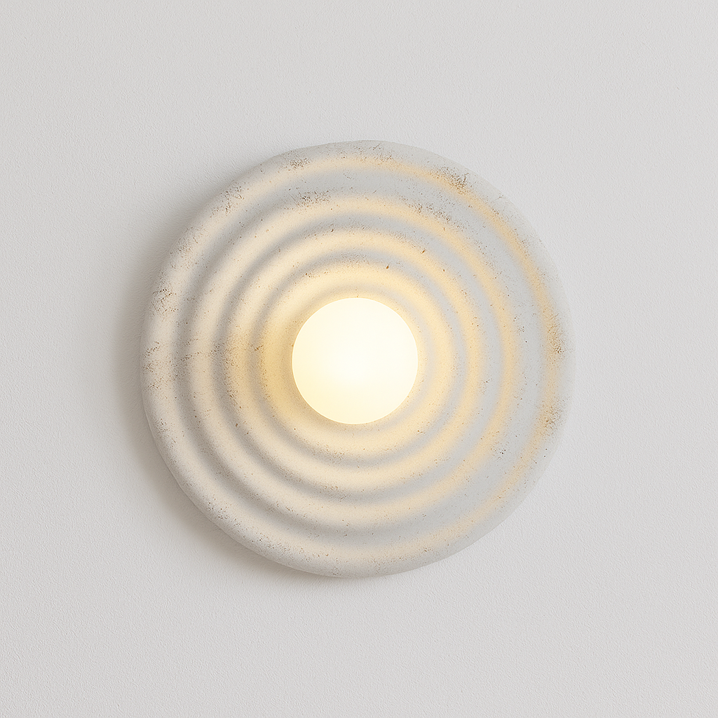 Luminária Arandela Moderna Minimalista Resina Arc Lux
