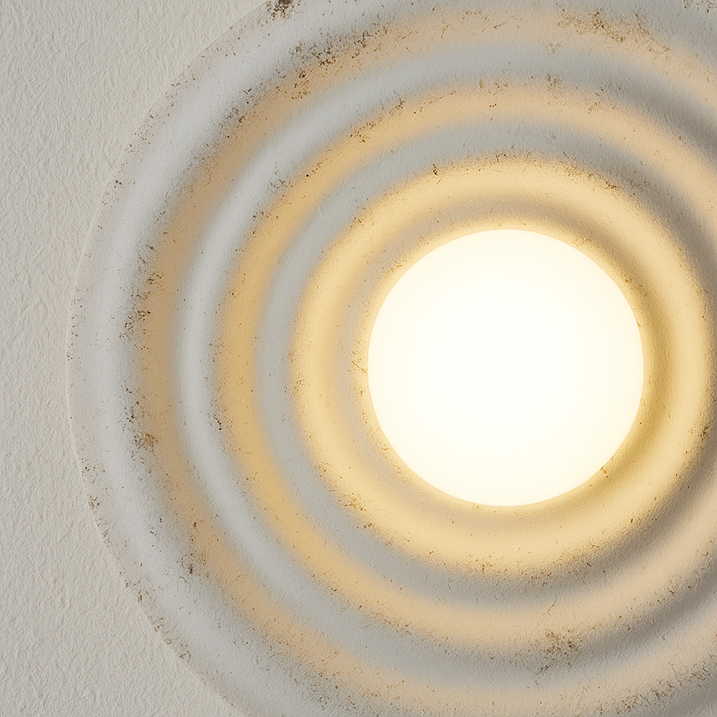 Luminária Arandela Moderna Minimalista Resina Arc Lux