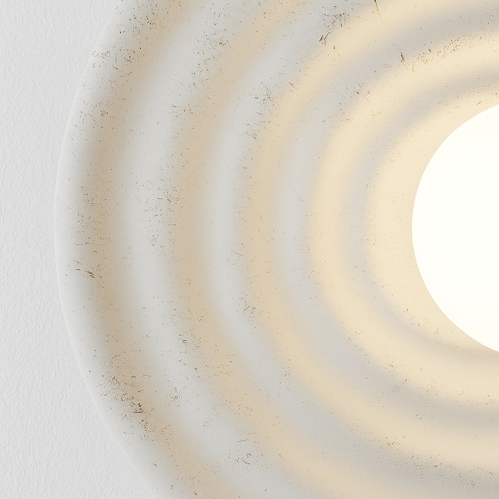 Luminária Arandela Moderna Minimalista Resina Arc Lux