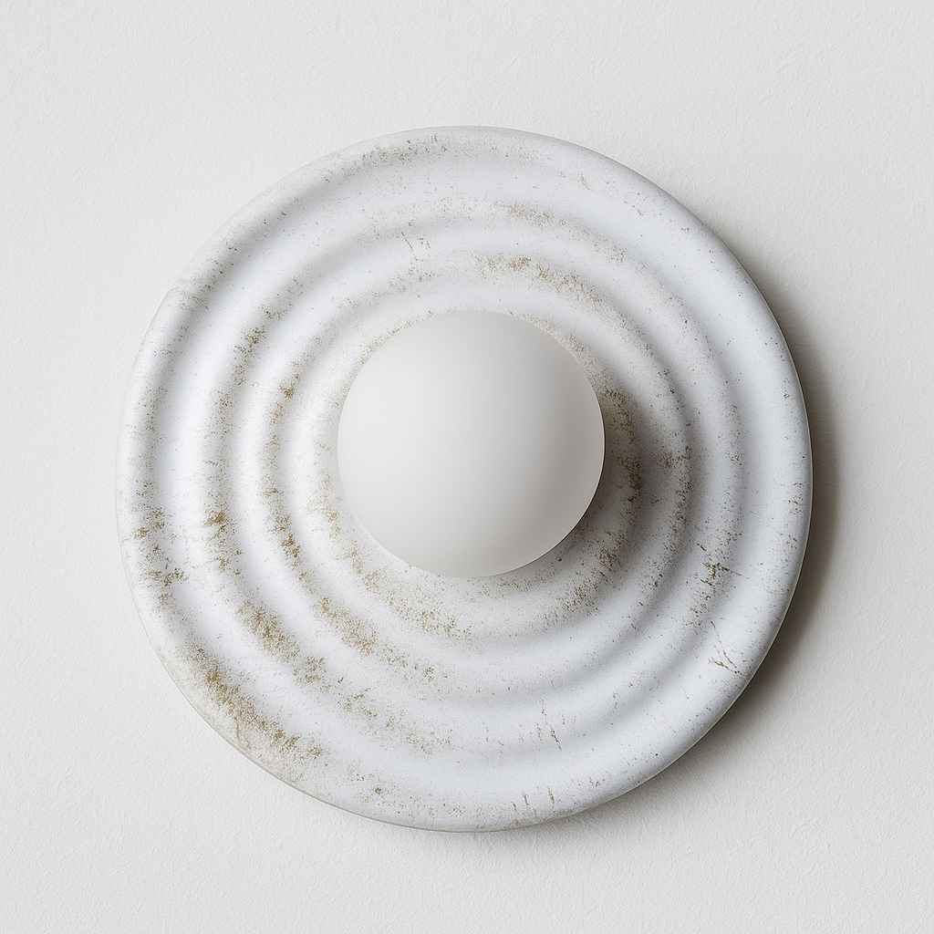 Luminária Arandela Moderna Minimalista Resina Arc Lux