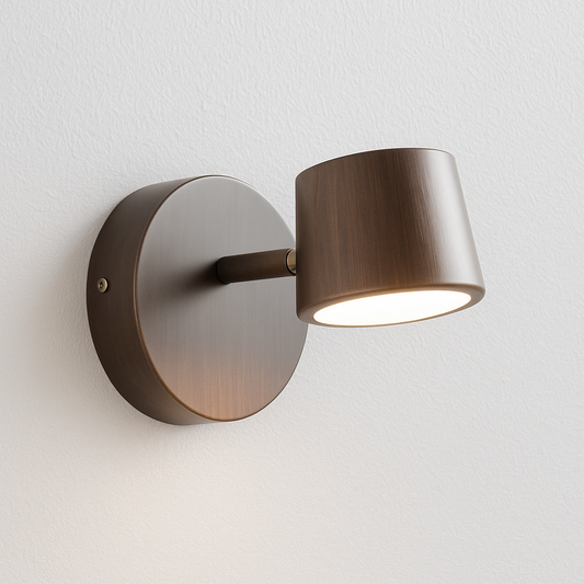 Luminária Arandela Moderna Minimalista LED Madeira Carvana