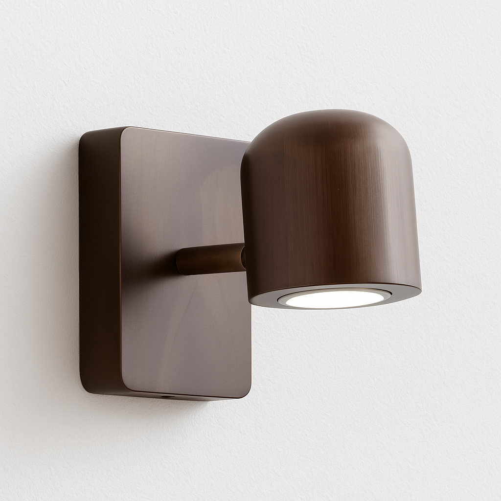 Luminária Arandela Moderna Minimalista Articulada Madeira Rivera