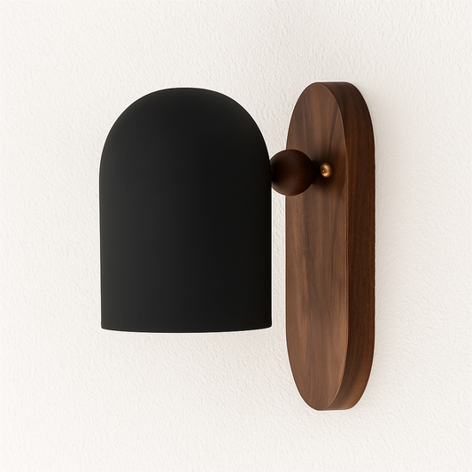 Luminária Arandela Moderna Minimalista LED Madeira Marvi