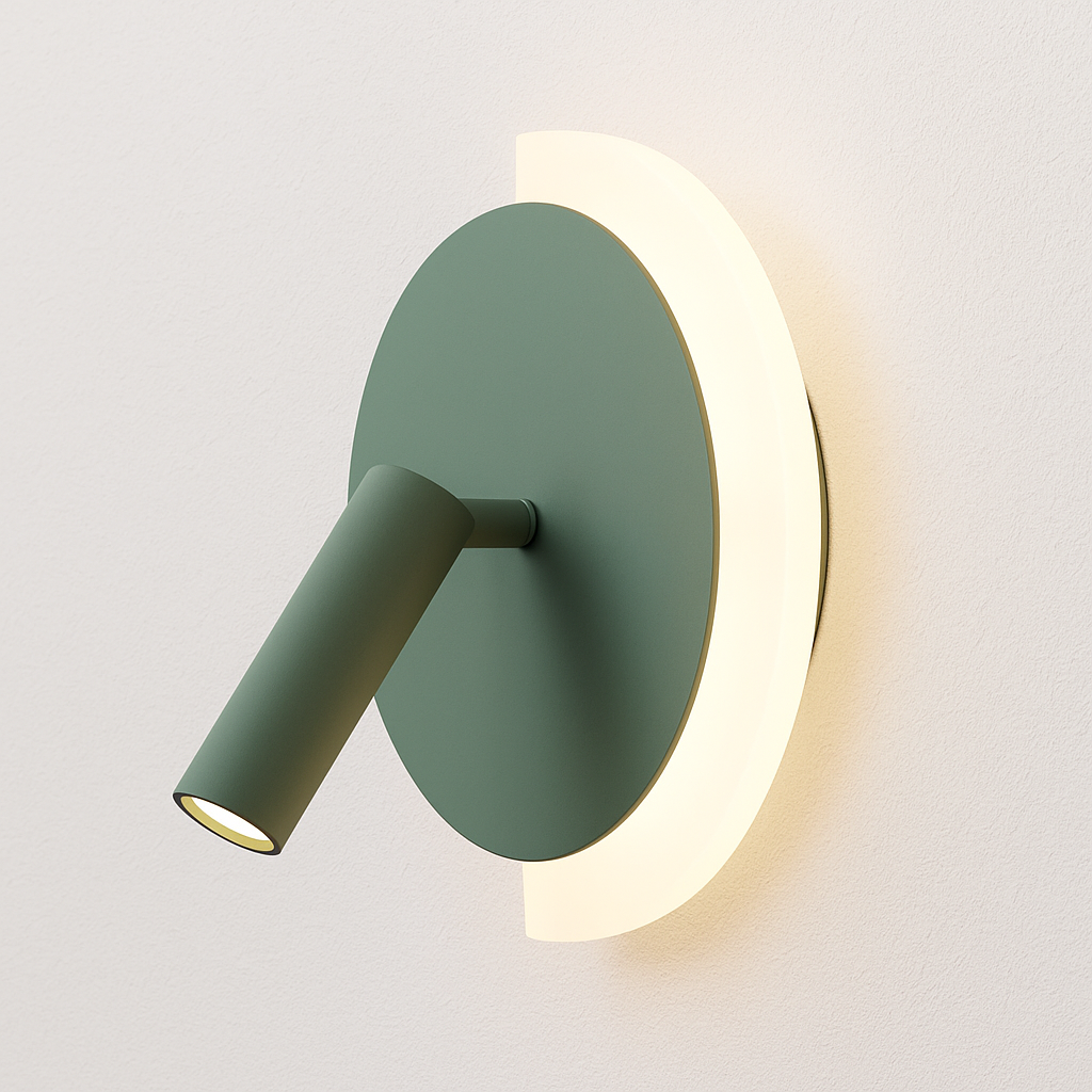 Luminária Arandela Moderna Minimalista Articulada Metal LED Ray