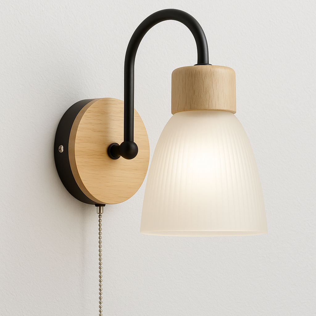 Luminária Arandela Moderna Minimalista Vidro Apol