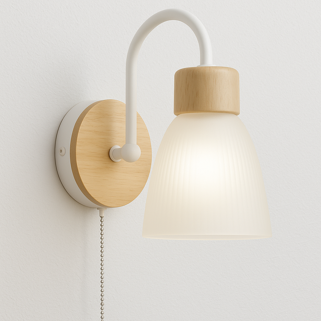 Luminária Arandela Moderna Minimalista Vidro Apol