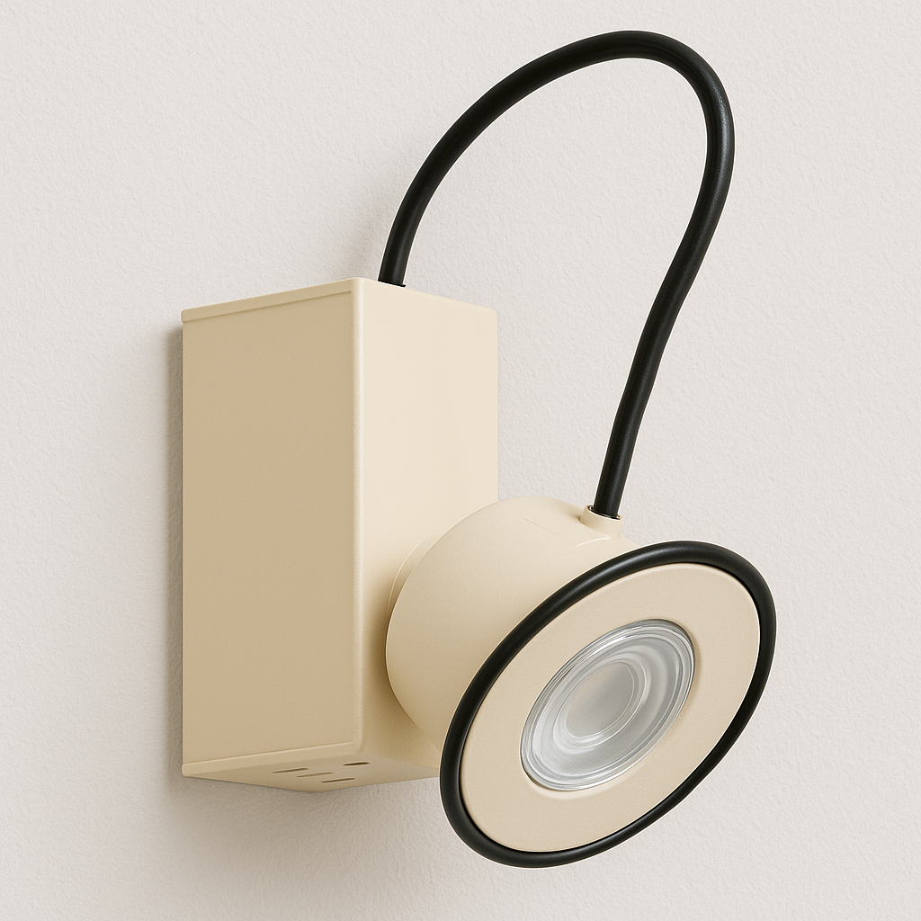 Luminária Arandela Moderna Minimalista Articulada Metal Vivid