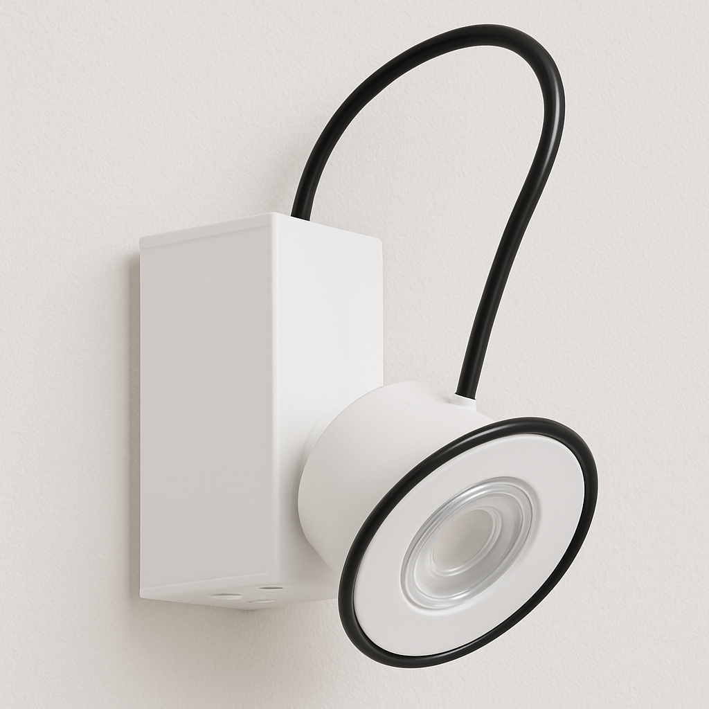 Luminária Arandela Moderna Minimalista Articulada Metal Vivid