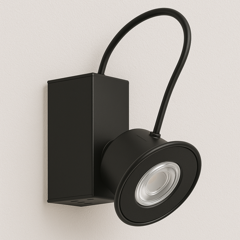Luminária Arandela Moderna Minimalista Articulada Metal Vivid